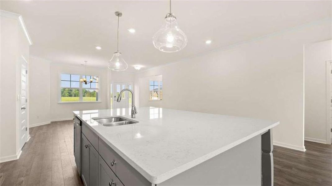 Furnished interior view inside a new home in The Gates at Pates Creek, Hampton (Image 14).