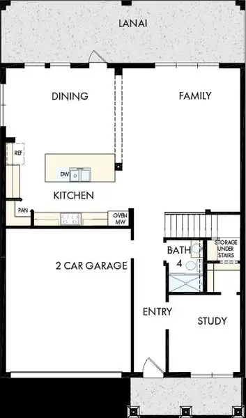 2D floor plan layout of this home in South Tampa - Urban Collection, Tampa, FL (Image 2). 2D floor plan layout of this home in South Tampa - Urban Collection, Tampa, FL (Image 2).