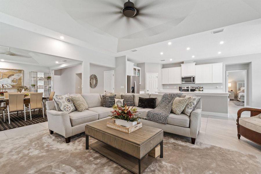 Furnished interior view inside a new home in Grande Hammock, Vero Beach (Image 31). Furnished interior view inside a new home in Grande Hammock, Vero Beach (Image 31).