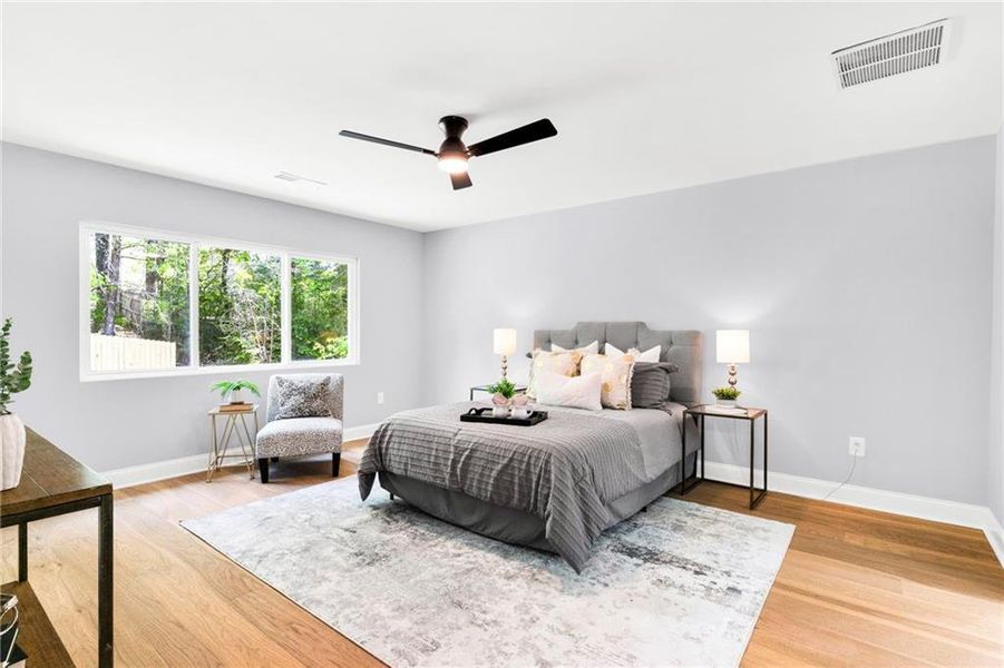 Furnished interior view inside a new home in , Gainesville (Image 35).