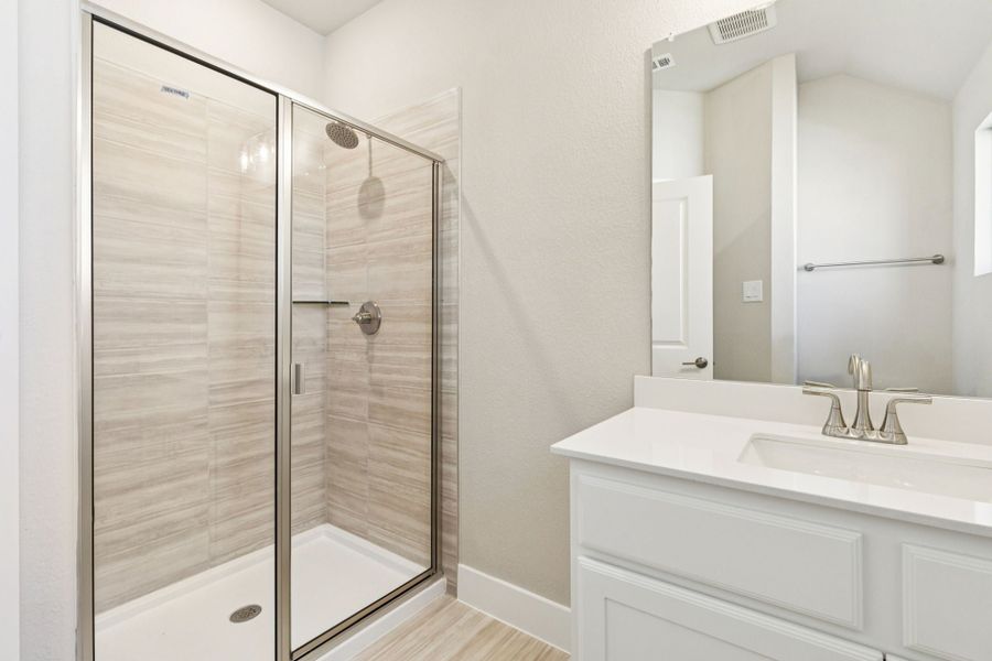 Furnished interior view inside a new home in Painted Tree Woodland West, McKinney (Image 15).