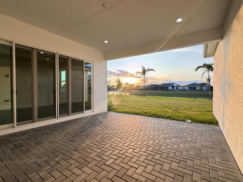Exterior details and patio area of a home in Westlake, Loxahatchee (Image 31).