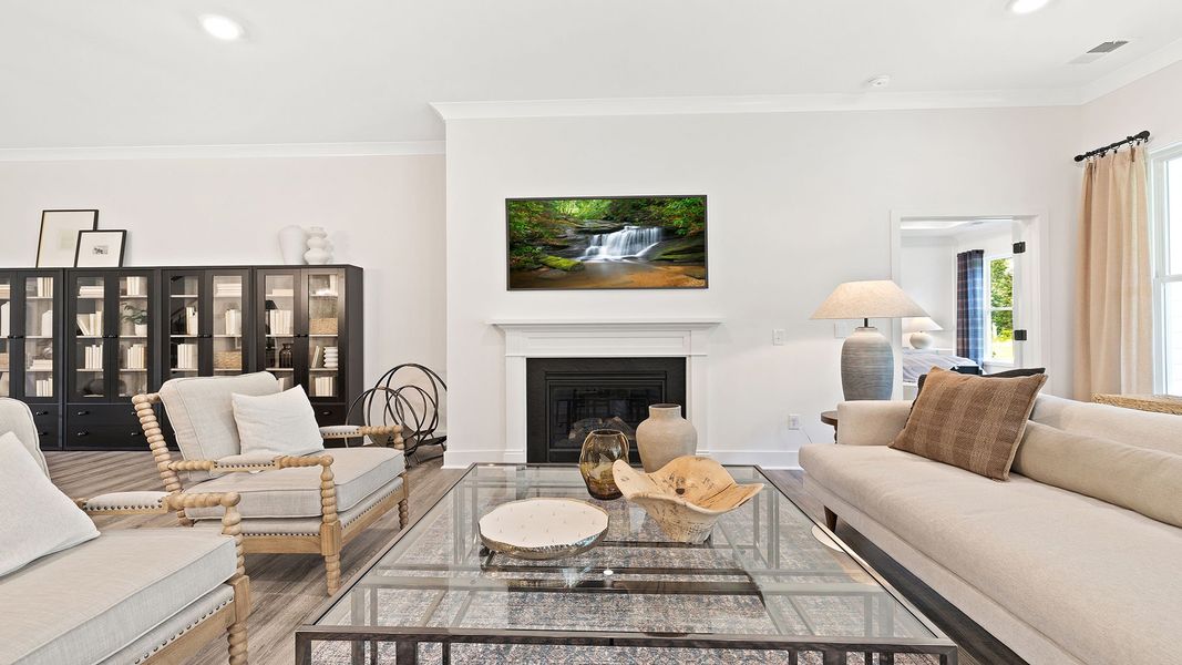Representative furnished interior of a home built from the Azalea by D.R. Horton in Harrison Valley, Simpsonville (Image 14).