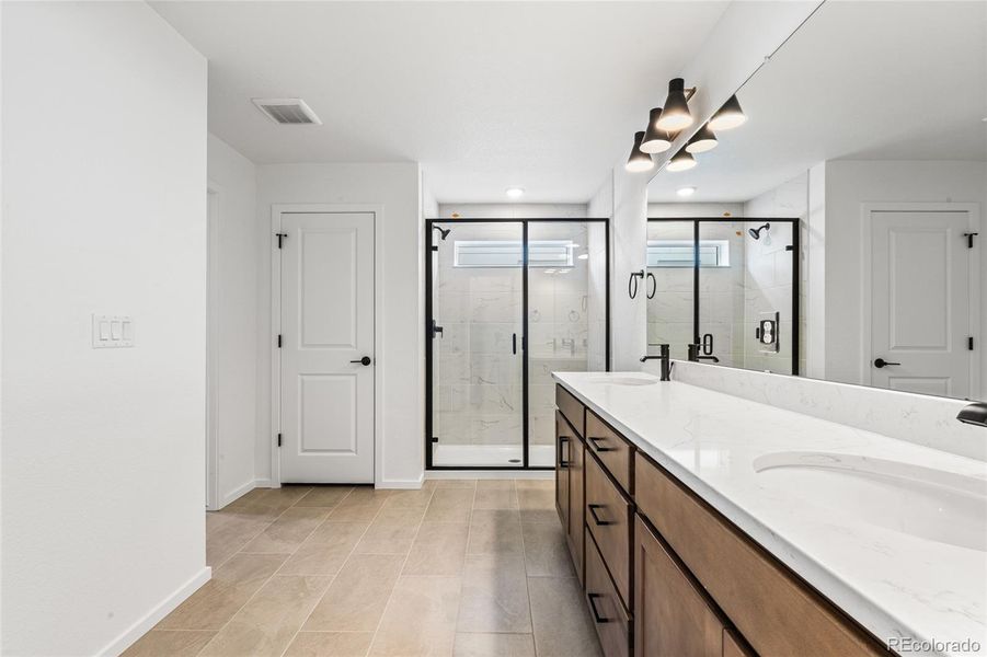 Furnished interior view inside a new home in Harvest Crossing, Aurora (Image 9).