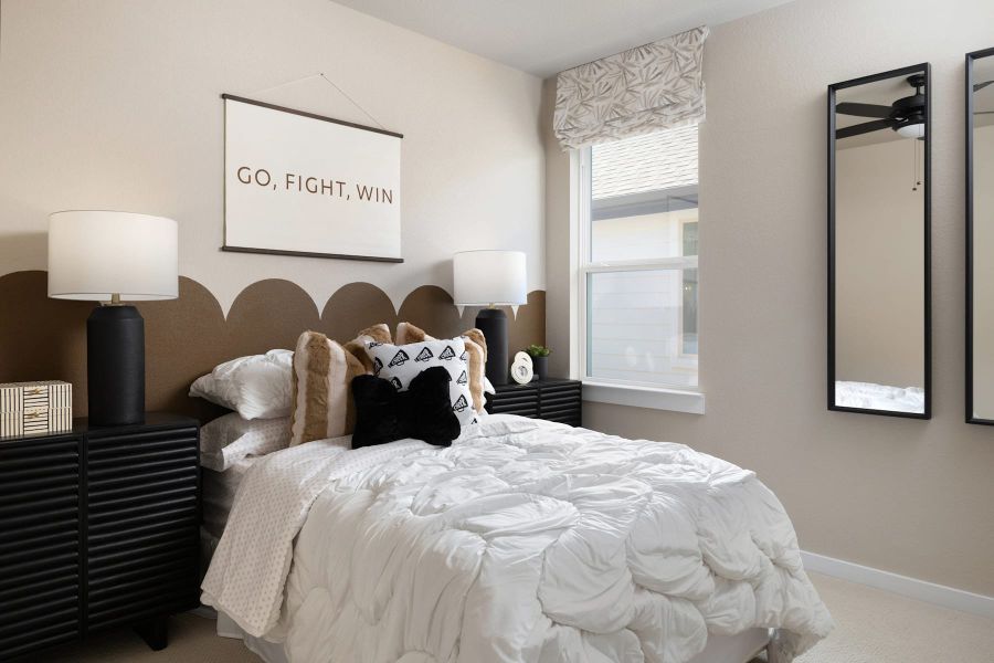 Furnished interior view inside a new home in Flora, Hutto (Image 34).