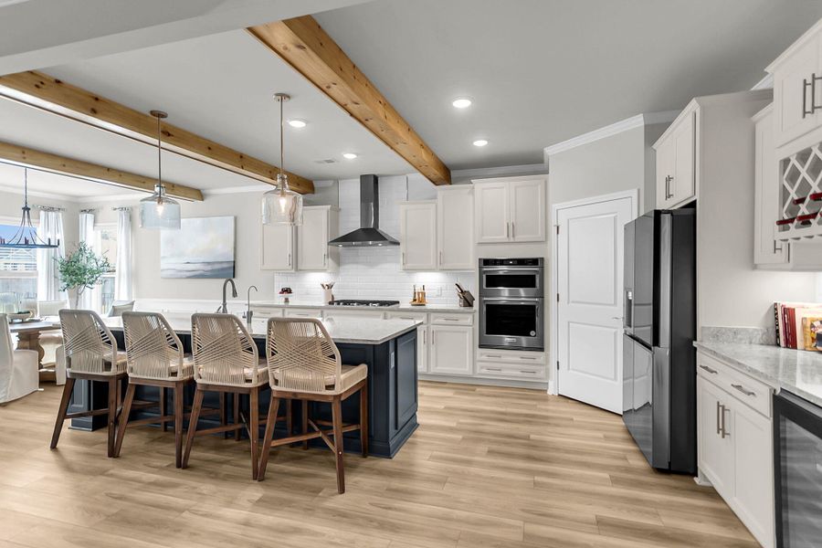 Furnished interior view inside a new home in Sea Island Preserve, Johns Island (Image 27).