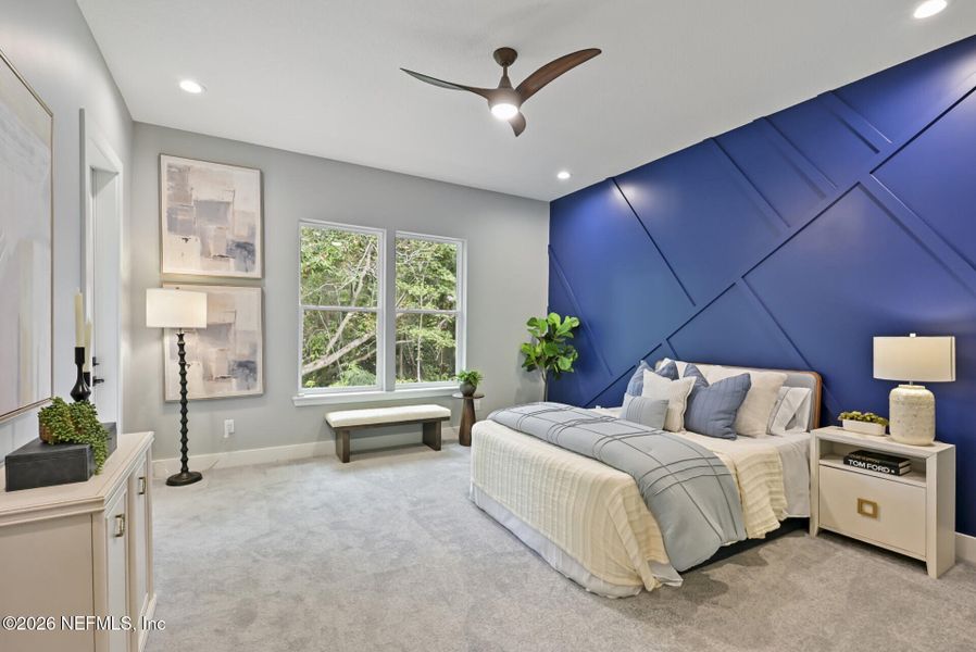 Furnished interior view inside a new home in , Jacksonville (Image 9).