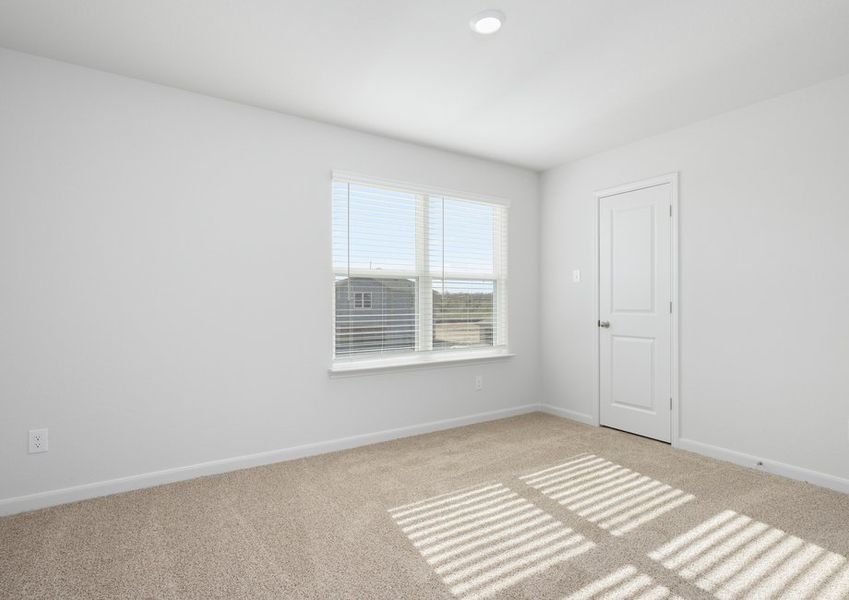 The secondary bedrooms are a perfect space for childrens bedrooms and guest rooms.