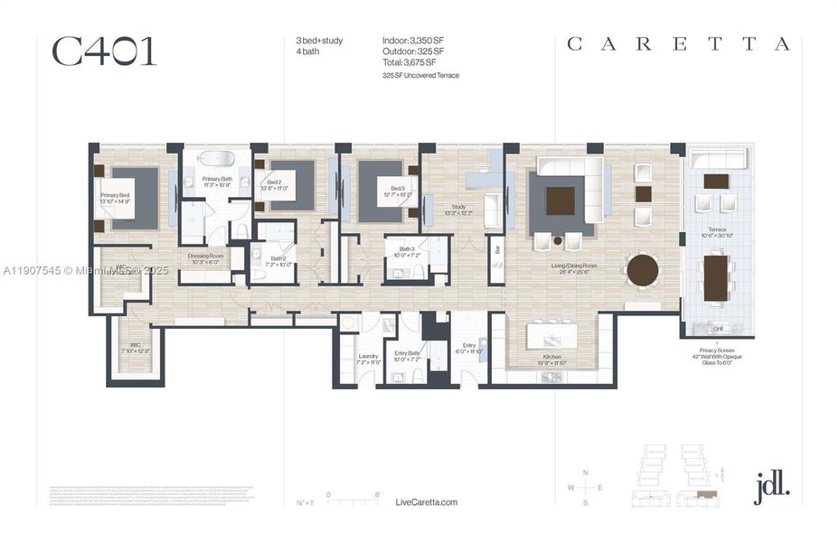 2D floor plan layout of this home in , Juno Beach, FL (Image 5).