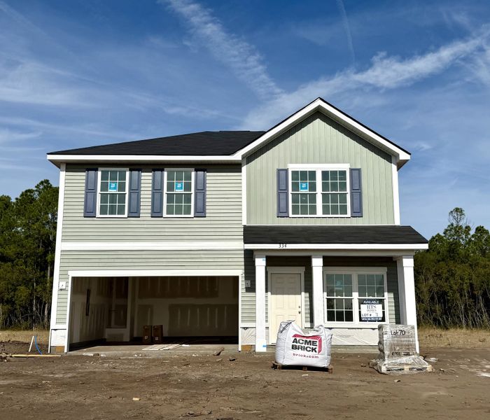 In-progress construction of a new home in The Village at Sassafras, Allenhurst, GA (Image 5).