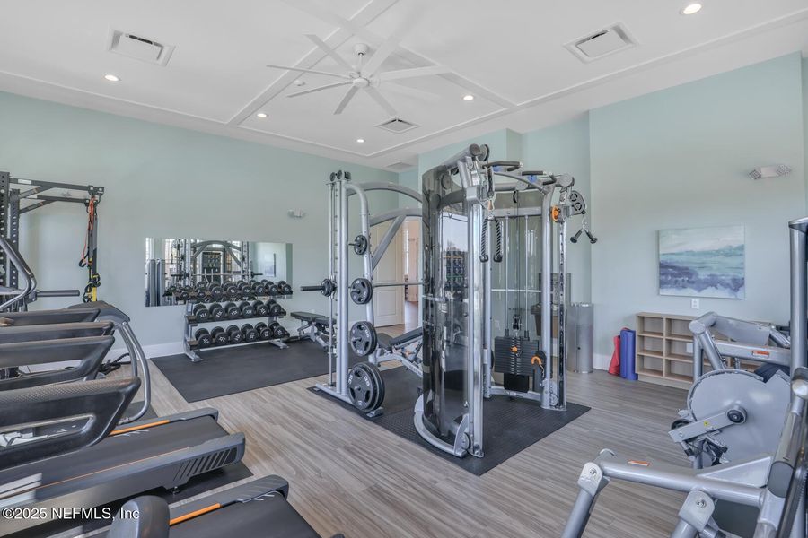 Furnished interior view inside a new home in Everlake at Mandarin, Jacksonville (Image 9).