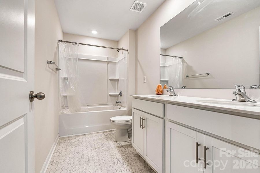 Furnished interior view inside a new home in , Hickory (Image 12).