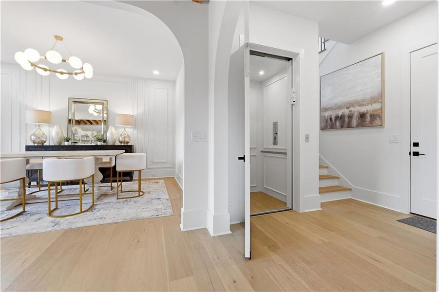 Furnished interior view inside a new home in Echo at Crabapple, Milton (Image 42).