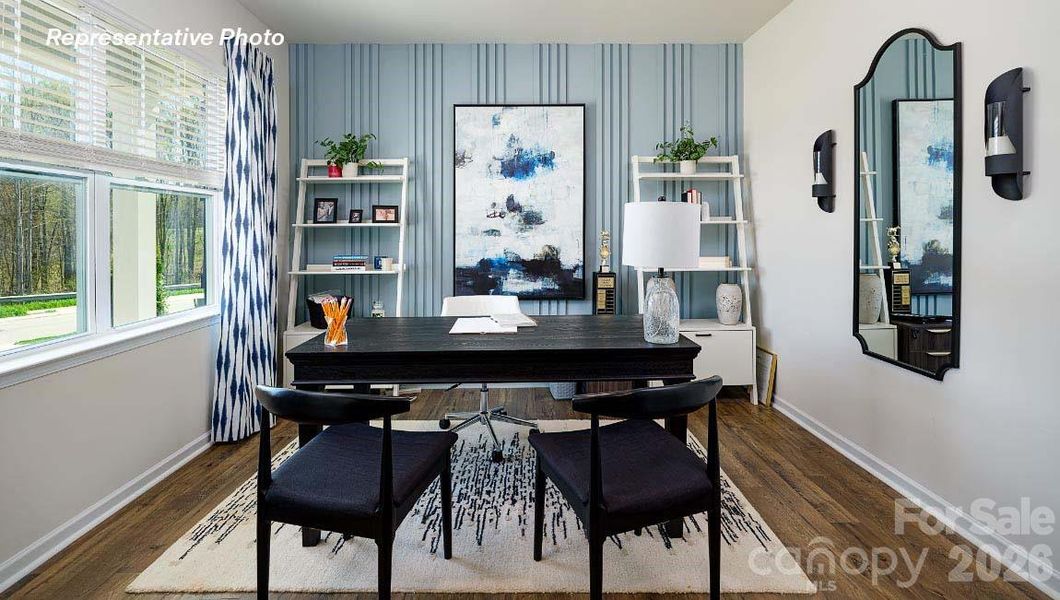 Furnished interior view inside a new home in Sonoma Hills, Charlotte (Image 27).