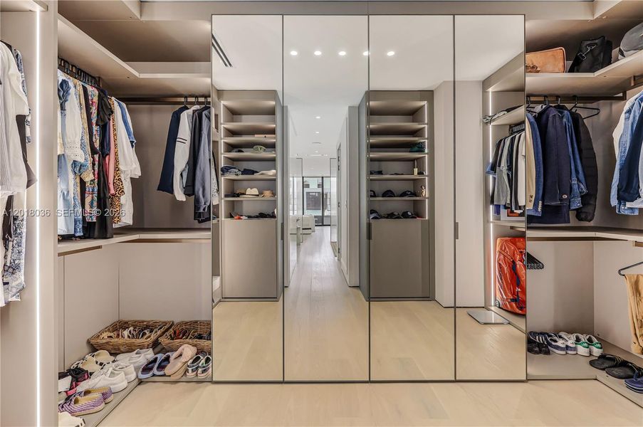 Furnished interior view inside a new home in , Miami (Image 12).