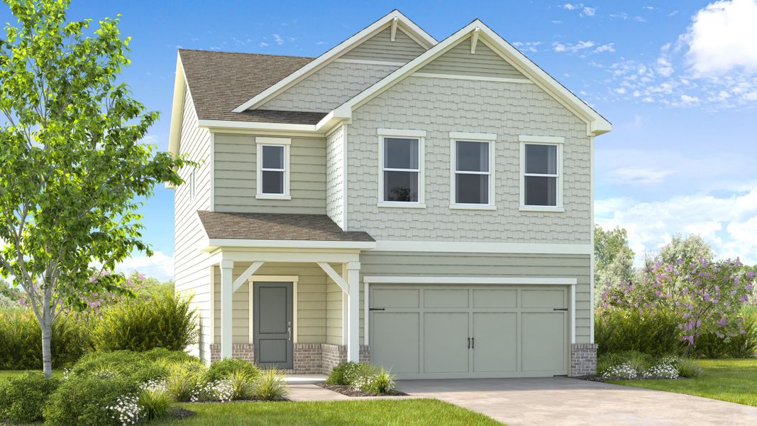 Representative exterior photo of a completed home built from the Avera by Taylor Morrison in Heritage River, Euharlee, GA (Image 21).