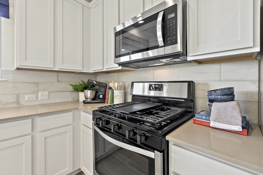 Furnished interior view inside a new home in Crosswinds, Kyle (Image 15). Furnished interior view inside a new home in Crosswinds, Kyle (Image 15).