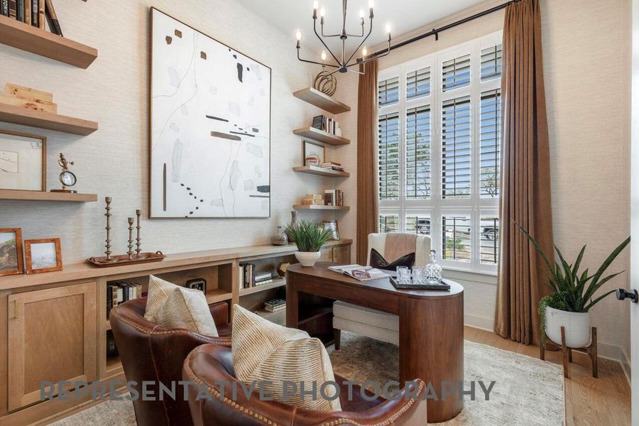 Furnished interior view inside a new home in Cross Creek West, Fulshear (Image 14). Furnished interior view inside a new home in Cross Creek West, Fulshear (Image 14).