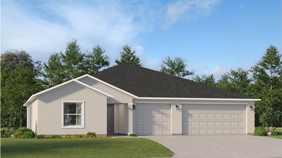 A ranch-inspired exterior