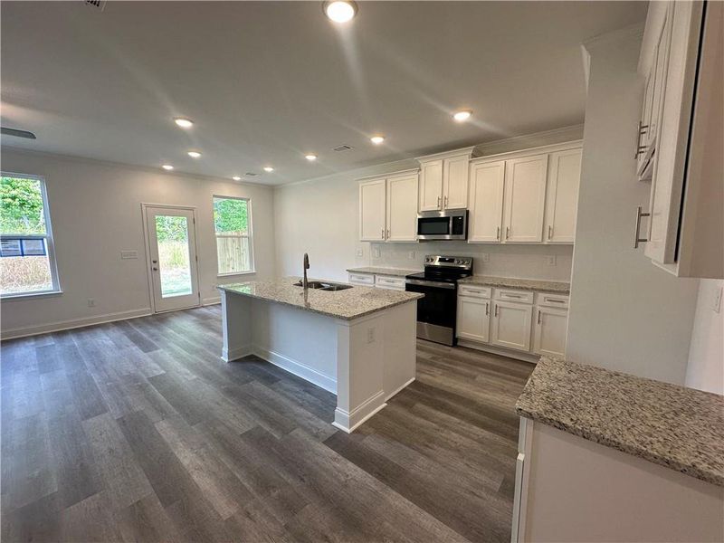 Furnished interior view inside a new home in Mulberry Summit, Flowery Branch (Image 12).