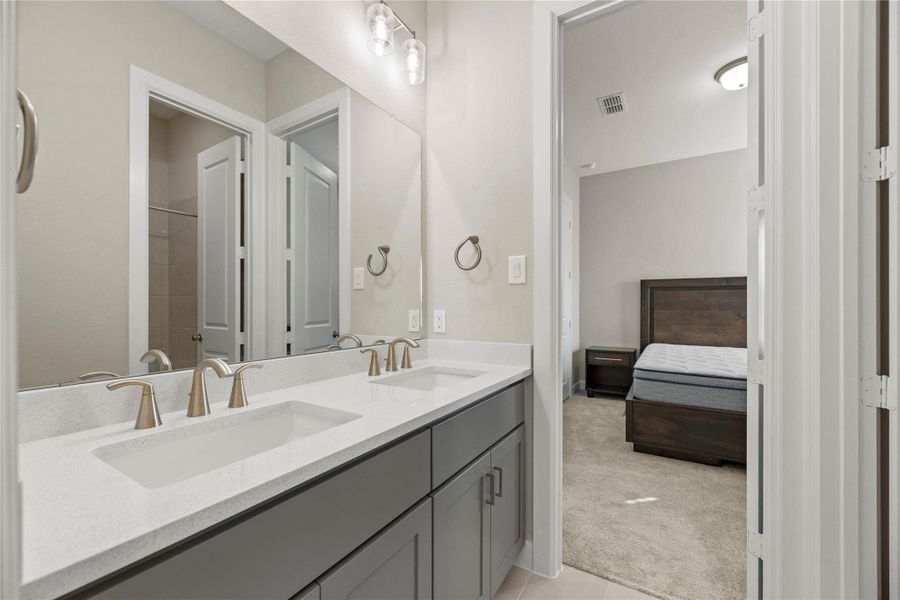 Furnished interior view inside a new home in , Katy (Image 3).