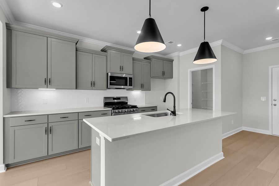Furnished interior view inside a new home in , Summerville (Image 8).