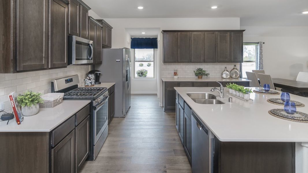 Furnished interior view inside a new home in Trailstone, Caddo Mills (Image 7).