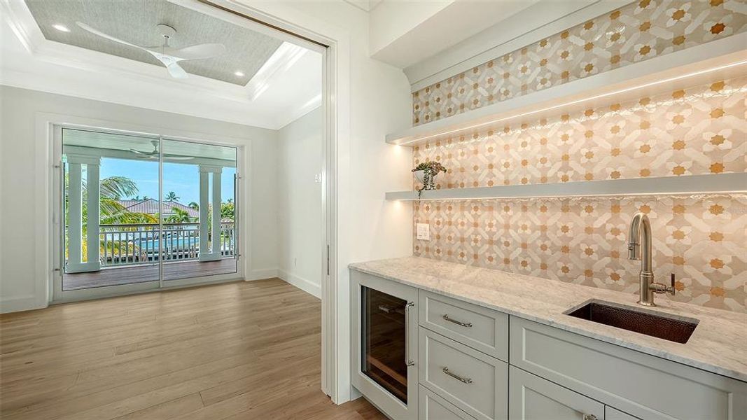 Furnished interior view inside a new home in , Longboat Key (Image 9). Furnished interior view inside a new home in , Longboat Key (Image 9).