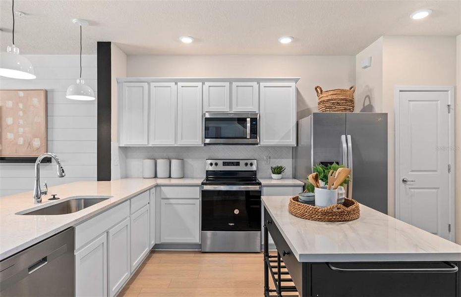 Furnished interior view inside a new home in Oviedo Square, Oviedo (Image 10).