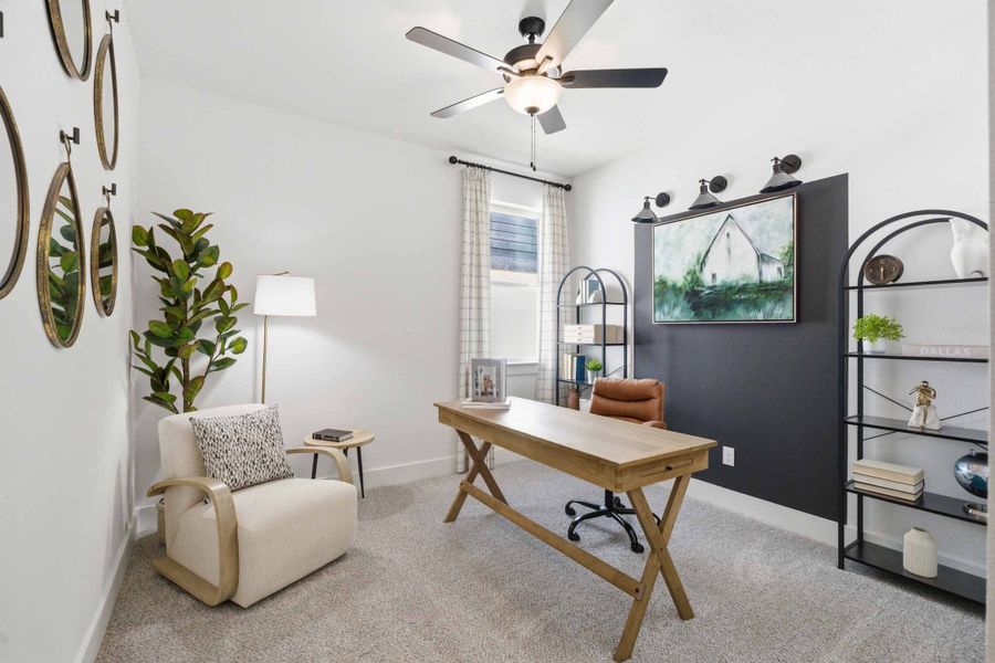 Representative furnished interior of a home built from the The Laurel M by Davidson Homes LLC in Mercer Meadows, Royse City (Image 7).