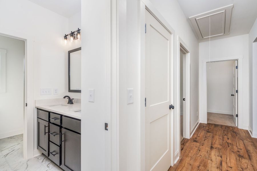 Furnished interior view inside a new home in The Reserve at Reidsboro, Williamson (Image 33).