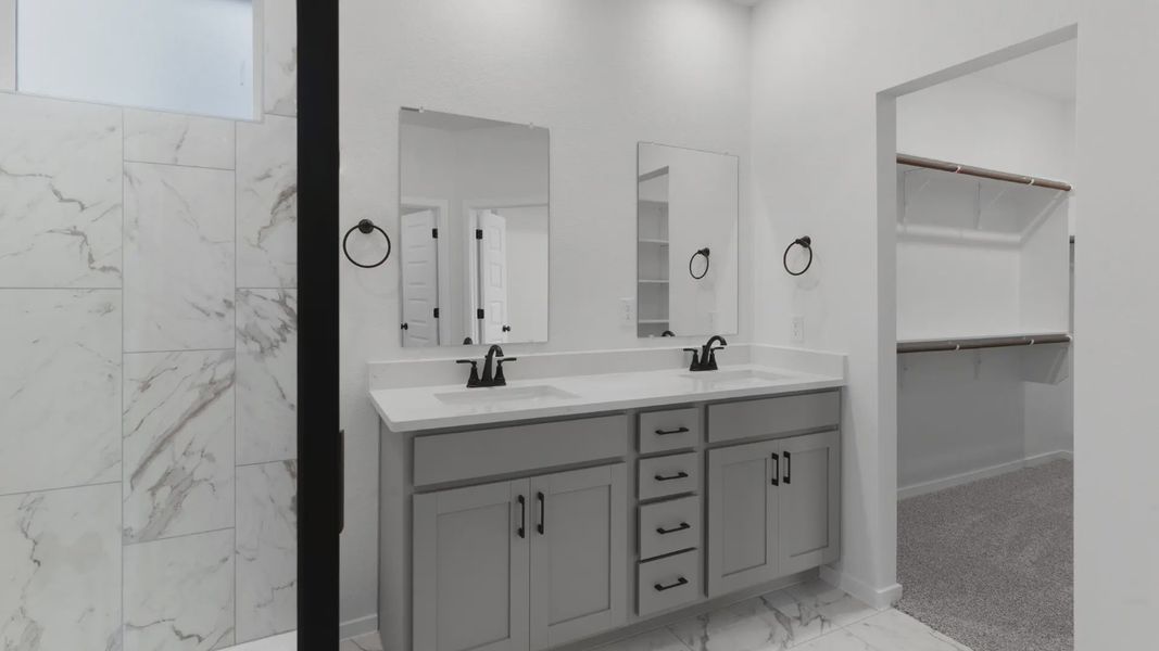 Representative furnished interior of a home built from the Aventura by Chesmar Homes in Parkside on the River, Georgetown (Image 8).
