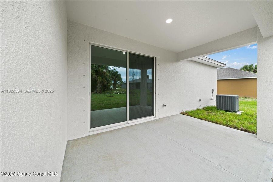 Exterior details and patio area of a home in , Palm Bay (Image 3). Exterior details and patio area of a home in , Palm Bay (Image 3).