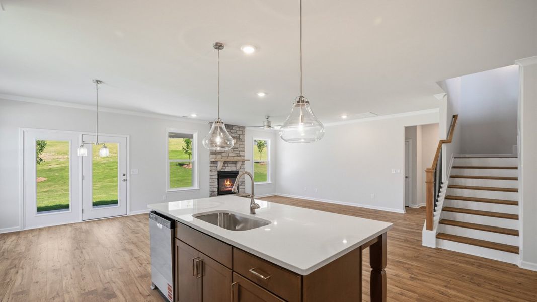 Furnished interior view inside a new home in The Gates at Pates Creek, Hampton (Image 7).