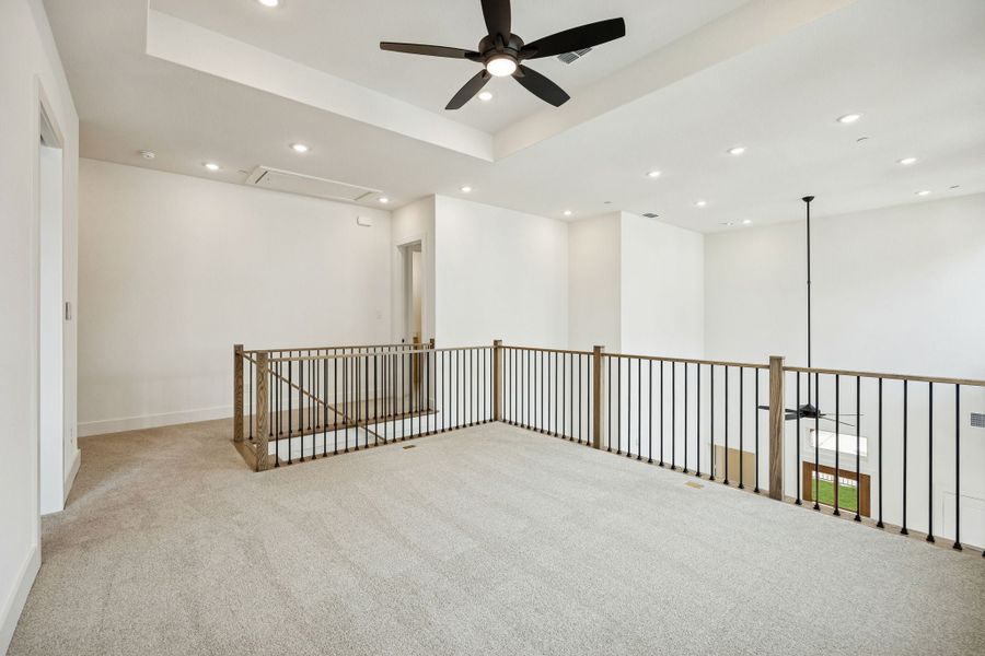Spacious, unfurnished interior of a new home in Newman Village Townhomes, Frisco (Image 22).