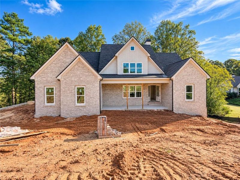 In-progress construction of a new home in , Clermont, GA (Image 11).