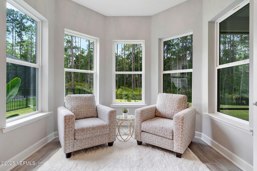 Furnished interior view inside a new home in Palm Crest AT Seabrook, Ponte Vedra (Image 44).