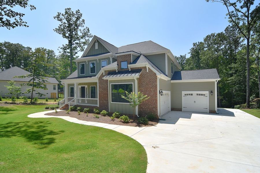 Representative exterior photo of a completed home built from the Davidson by Greybrook Homes in Harbor Watch, Statesville, NC (Image 15).