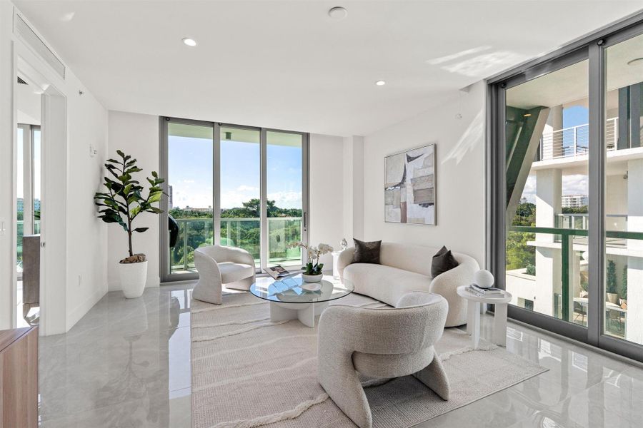 Furnished interior view inside a new home in , Boca Raton (Image 33). Furnished interior view inside a new home in , Boca Raton (Image 33).