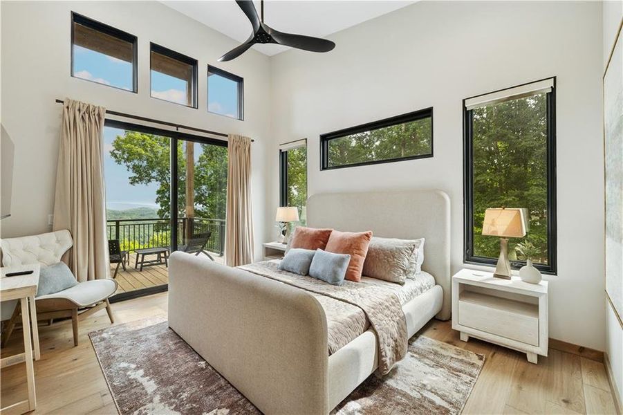 Furnished interior view inside a new home in , Blairsville (Image 16).