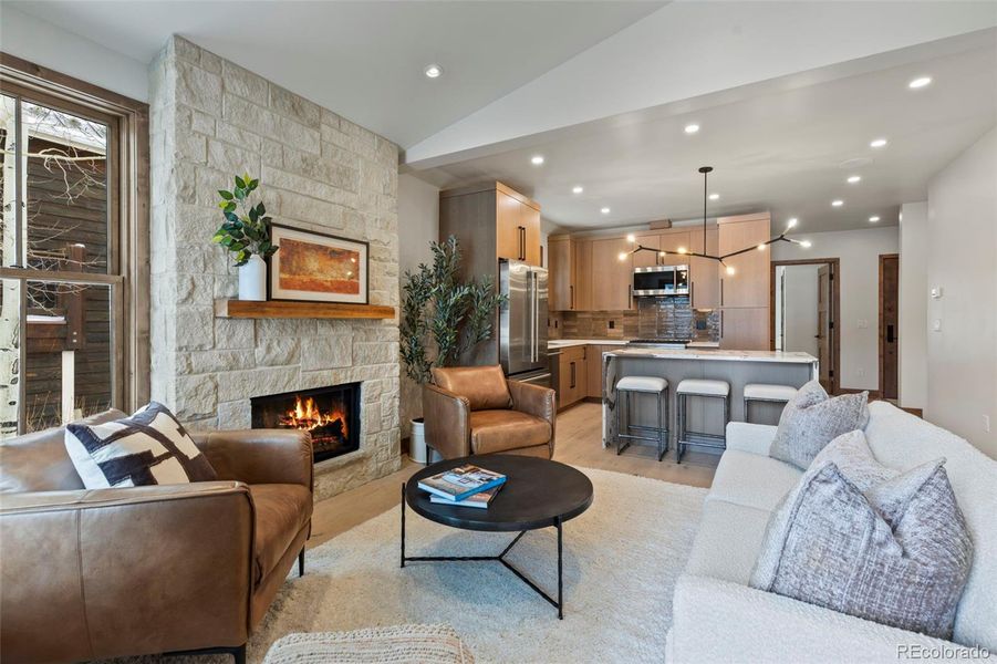 Furnished interior view inside a new home in , Breckenridge (Image 9).