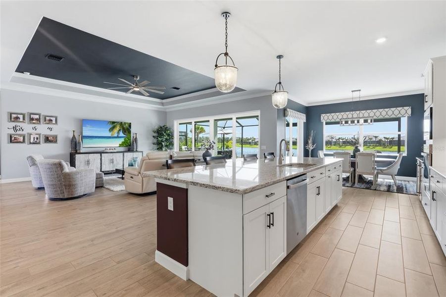 Furnished interior view inside a new home in , Punta Gorda (Image 14).