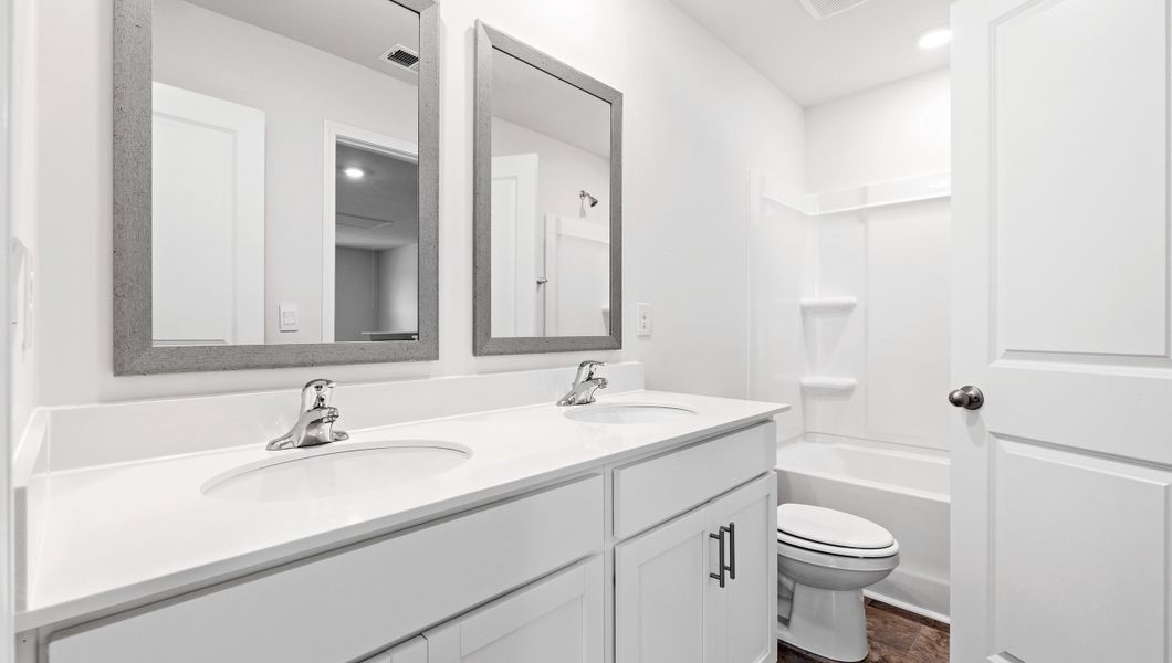 Furnished interior view inside a new home in Waverly Station, Greenwood (Image 8).