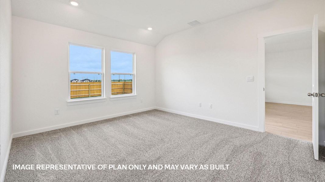 Spacious, unfurnished interior of a new home in Revelry, Del Valle (Image 28). Spacious, unfurnished interior of a new home in Revelry, Del Valle (Image 28).