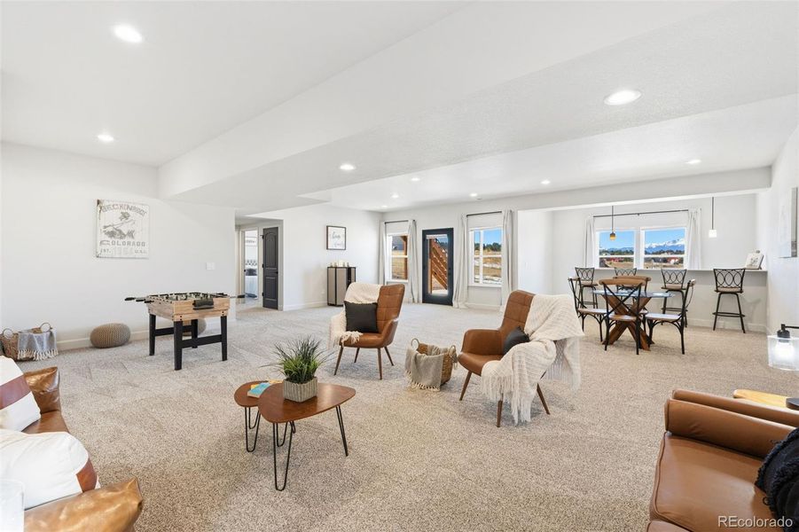 Furnished interior view inside a new home in , Colorado Springs (Image 33).