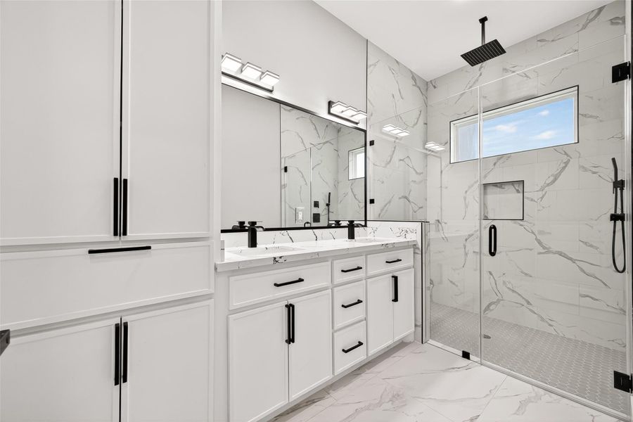 Furnished interior view inside a new home in , Houston (Image 8).
