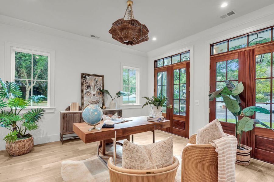 Furnished interior view inside a new home in , Mount Pleasant (Image 50).