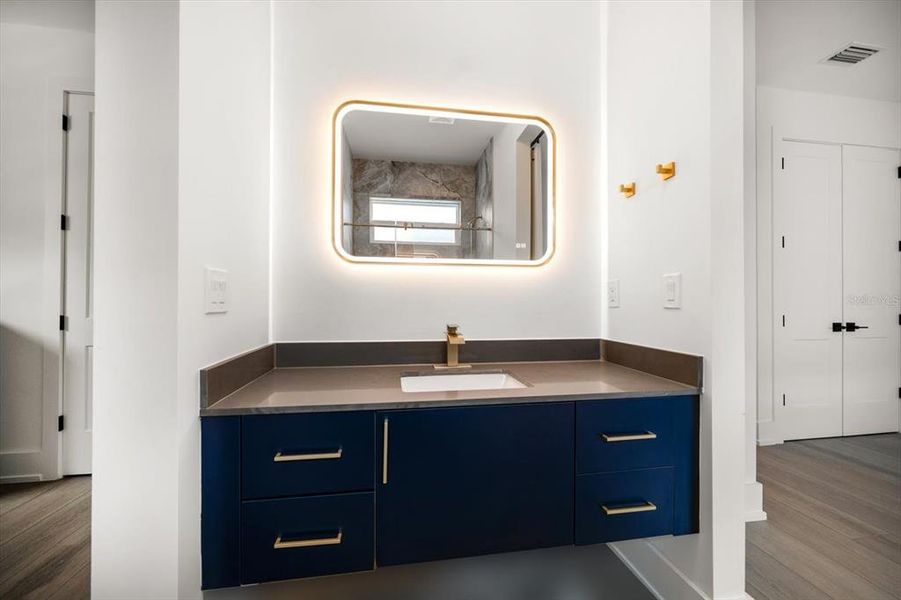 Furnished interior view inside a new home in , Dunedin (Image 16). Furnished interior view inside a new home in , Dunedin (Image 16).