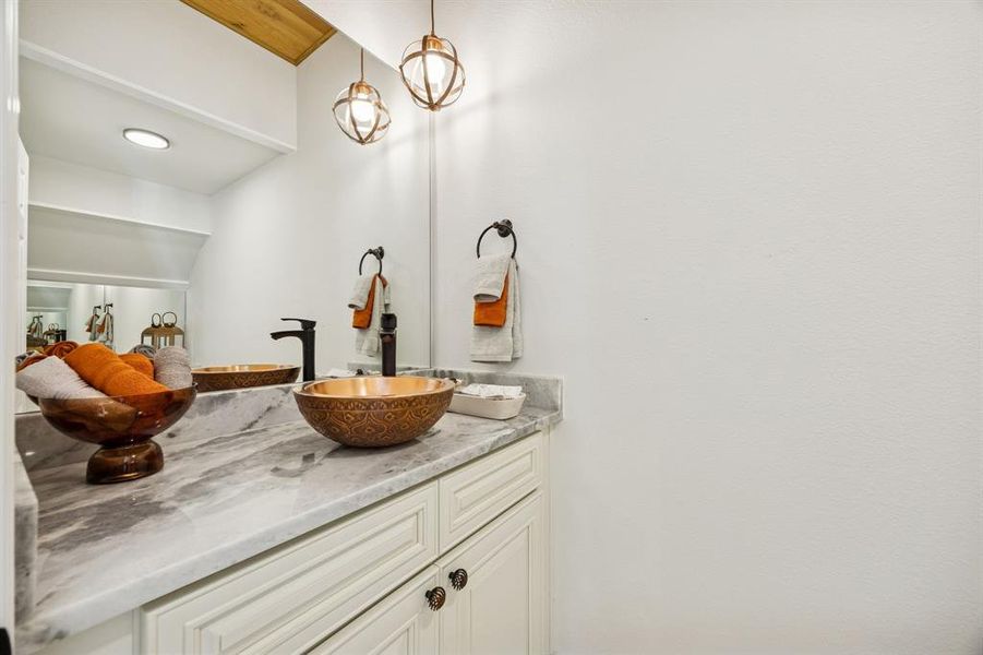 Close-up of interior finishes inside a home in , Ennis (Image 15).