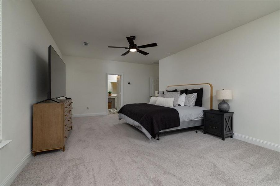 Furnished interior view inside a new home in The Preserve Estates, Northlake (Image 19).